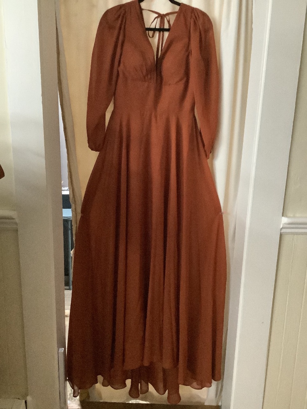 Rust Evening Dress size 8